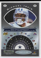 1997 Pinnacle Certified Micheal Irvin #42 hot