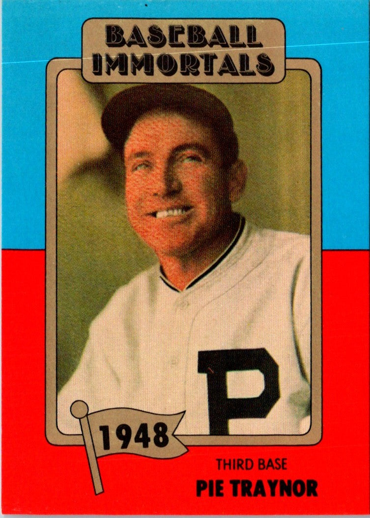 1980 SSPC HOF Pie Traynor