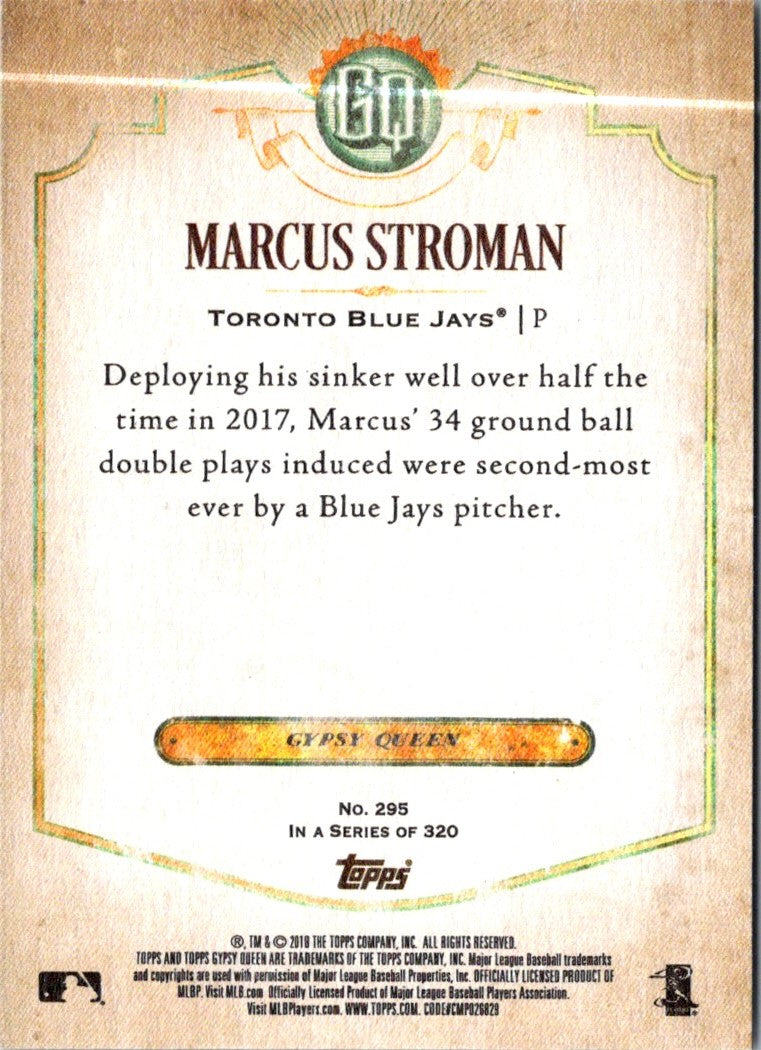 2018 Topps Gypsy Queen Marcus Stroman