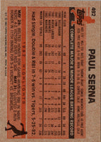 1983 Topps Paul Serna #492 EX