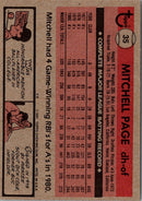 1981 Topps Mitchell Page