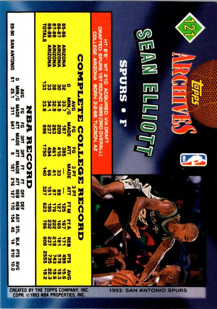 1992 Topps Archives Sean Elliott