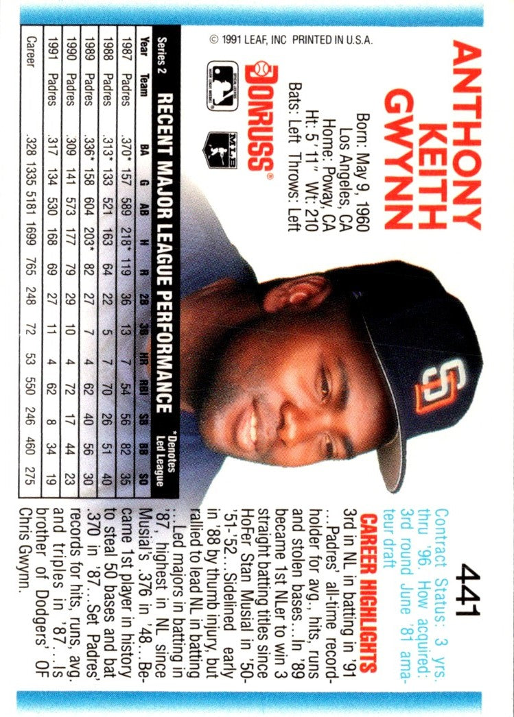 1993 Topps Gold Tony Gwynn