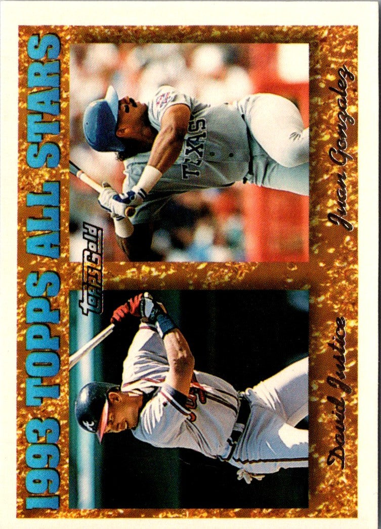 1994 Topps David Justice/Juan Gonzalez