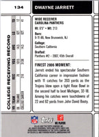 2007 Finest Dwayne Jarrett #134 Rookie
