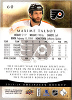 2013 Upper Deck Artifacts Maxime Talbot #60