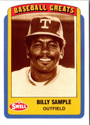 1990 Swell Baseball Greats Billy Sample