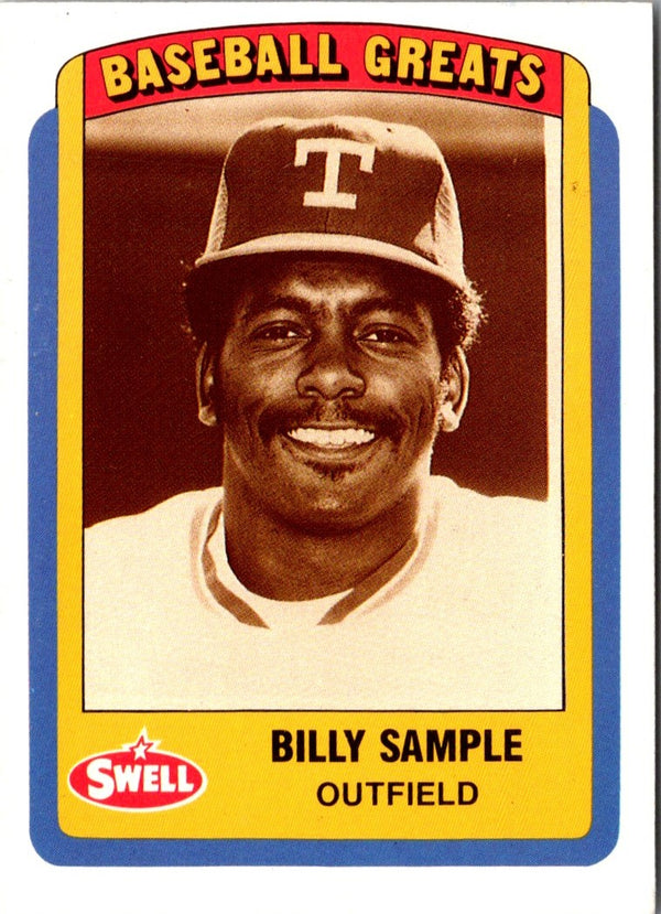 1990 Swell Baseball Greats Billy Sample #118