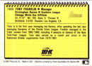 1991 ProCards Tony Franklin