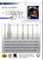 2001 Upper Deck Ed McCaffrey #56