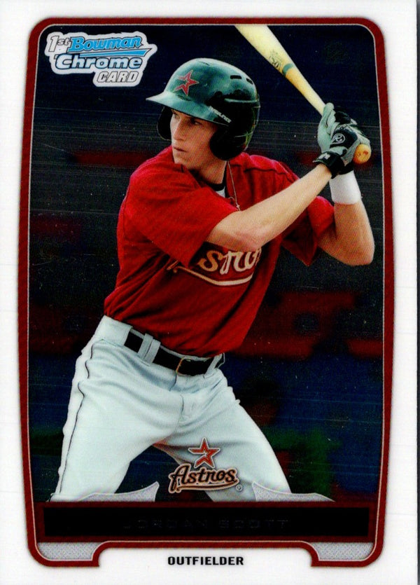 2012 Bowman Chrome Prospects Jordan Scott #BCP145