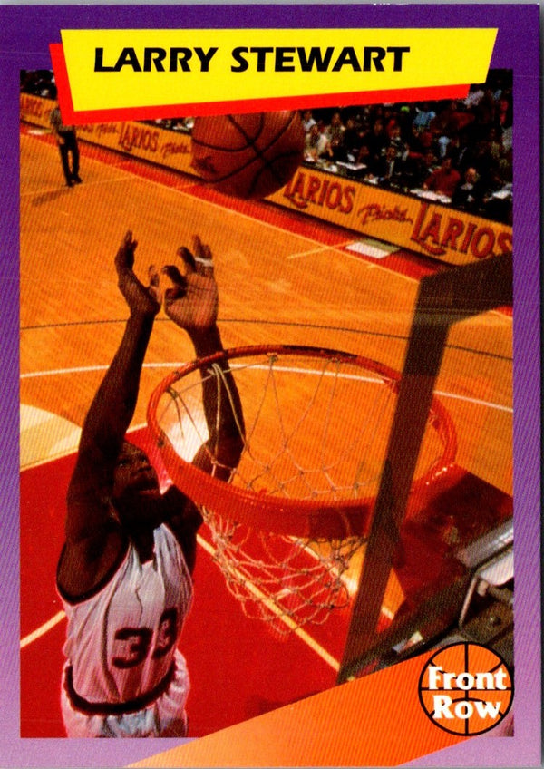 1992 Front Row Dream Picks Larry Stewart #35