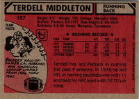 1980 Topps Terdell Middleton #127 NM-MT