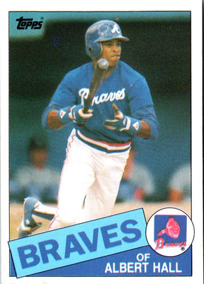 1985 Topps Albert Hall #676 Rookie