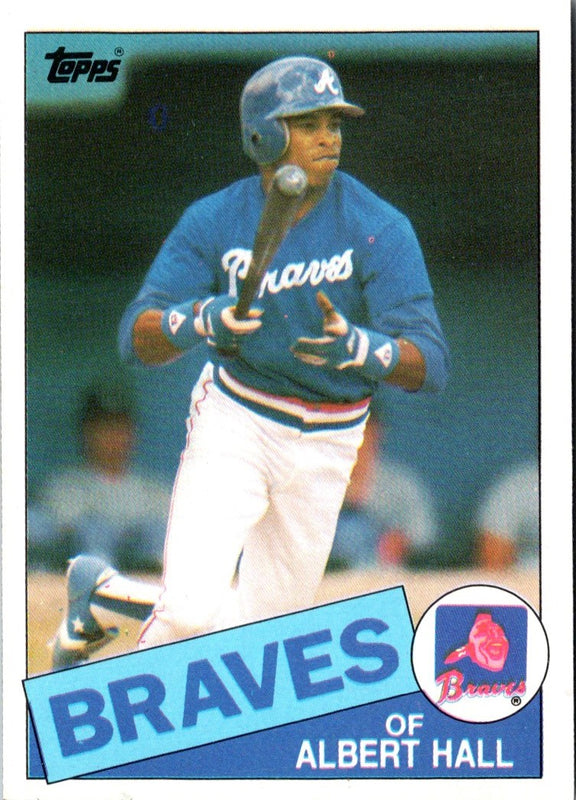 1985 Topps Albert Hall #676 Rookie