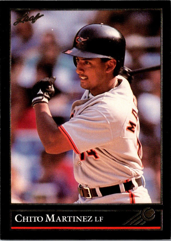 1992 Leaf Black Gold Chito Martinez #300