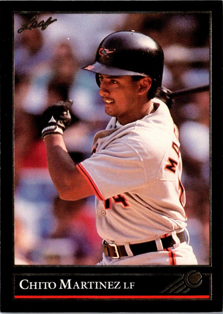1992 Leaf Black Gold Chito Martinez
