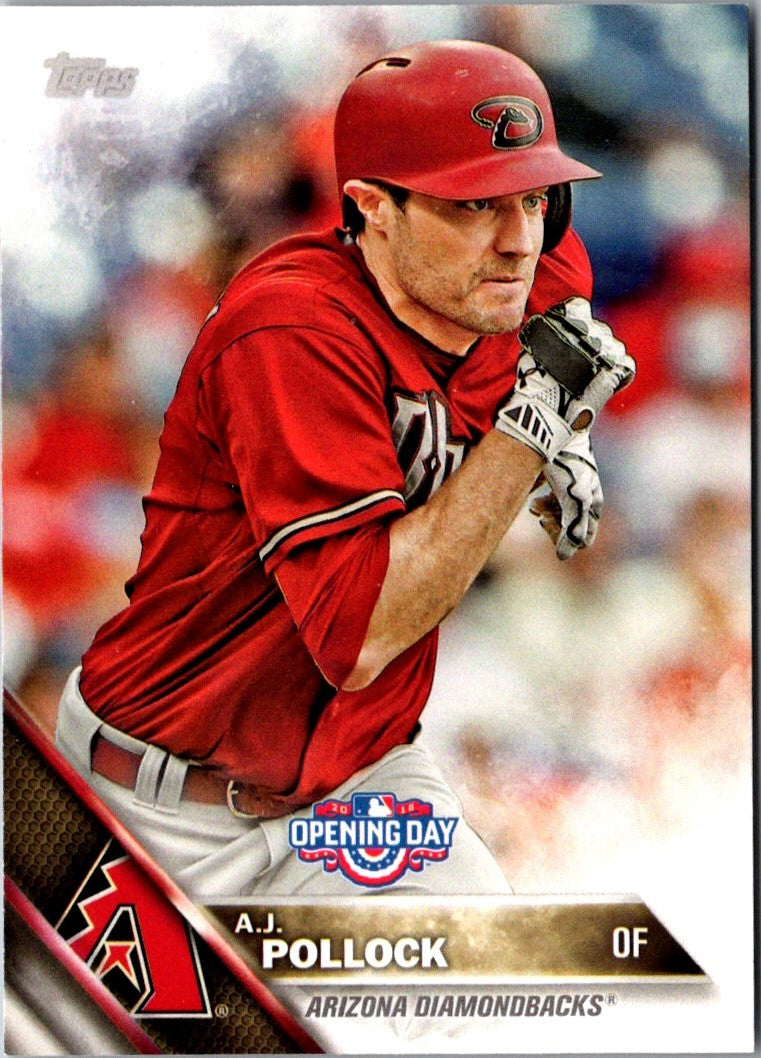 2016 Topps Opening Day A.J. Pollock