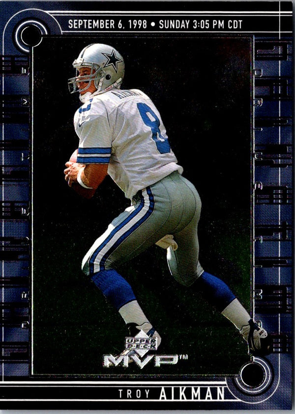 1999 Upper Deck MVP Drive Time Troy Aikman #DT11