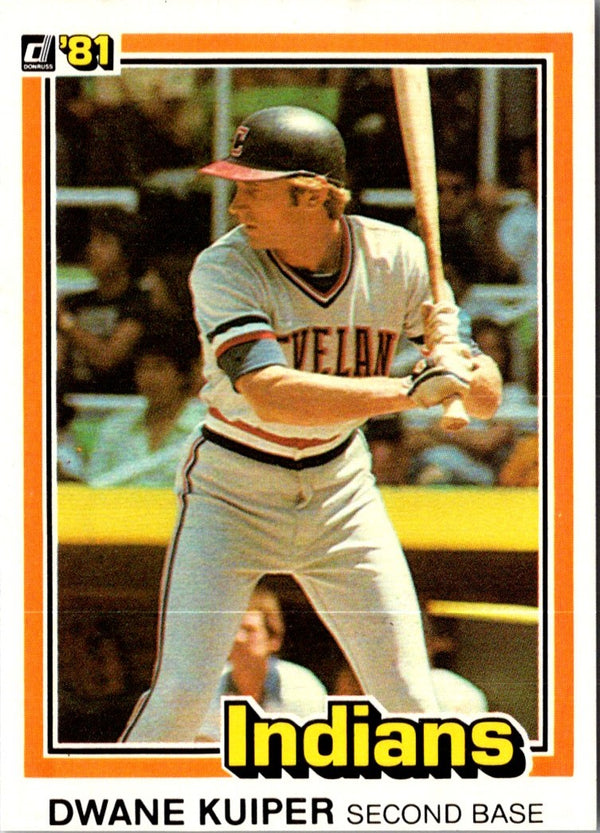 1981 Donruss Duane Kuiper #319B