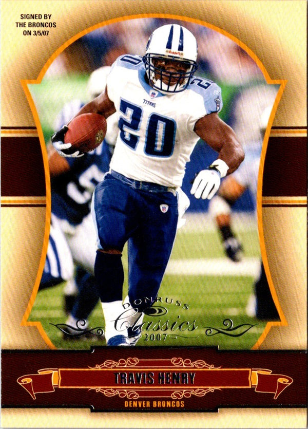 2007 Donruss Classics Travis Henry #97
