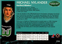 1992 Parkhurst French Michael Nylander #294 Rookie