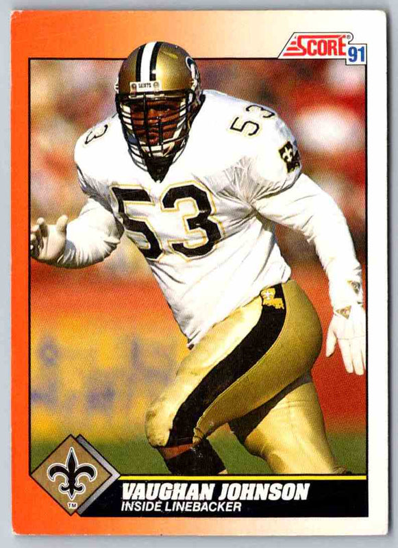 1991 Score Vaughan Johnson #382
