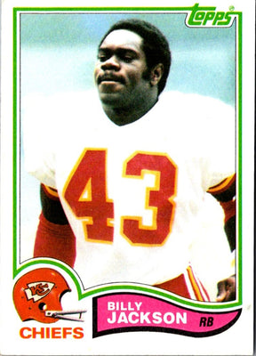 1982 Topps Billy Jackson #118 Rookie