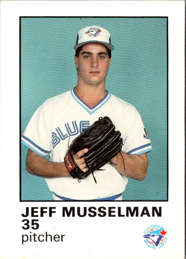 1987 Toronto Blue Jays Fire Safety Jeff Musselman #NNO