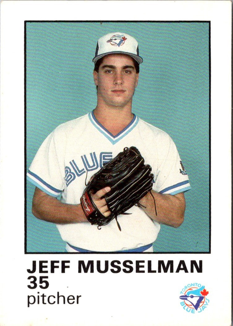 1987 Toronto Blue Jays Fire Safety Jeff Musselman