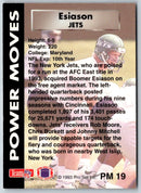 1993 Pro Set Power Moves Gold Boomer Esiason