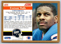 1991 Score Everson Walls #455