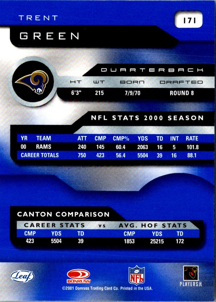 2001 Quantum Leaf Trent Green