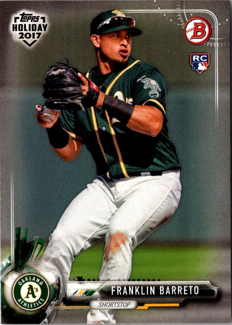 2017 Topps Holiday Bowman Franklin Barreto