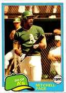 1981 Topps Mitchell Page