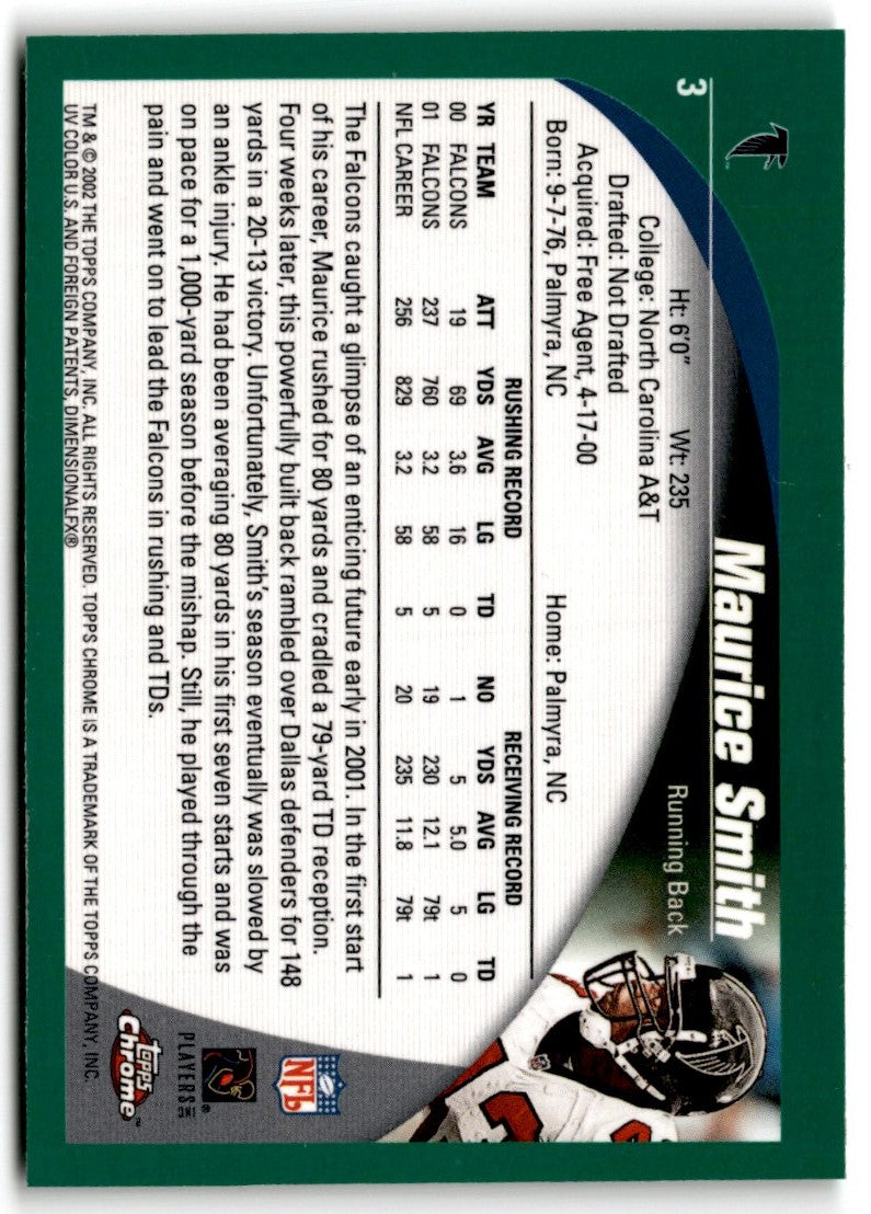 2002 Topps Chrome Maurice Smith