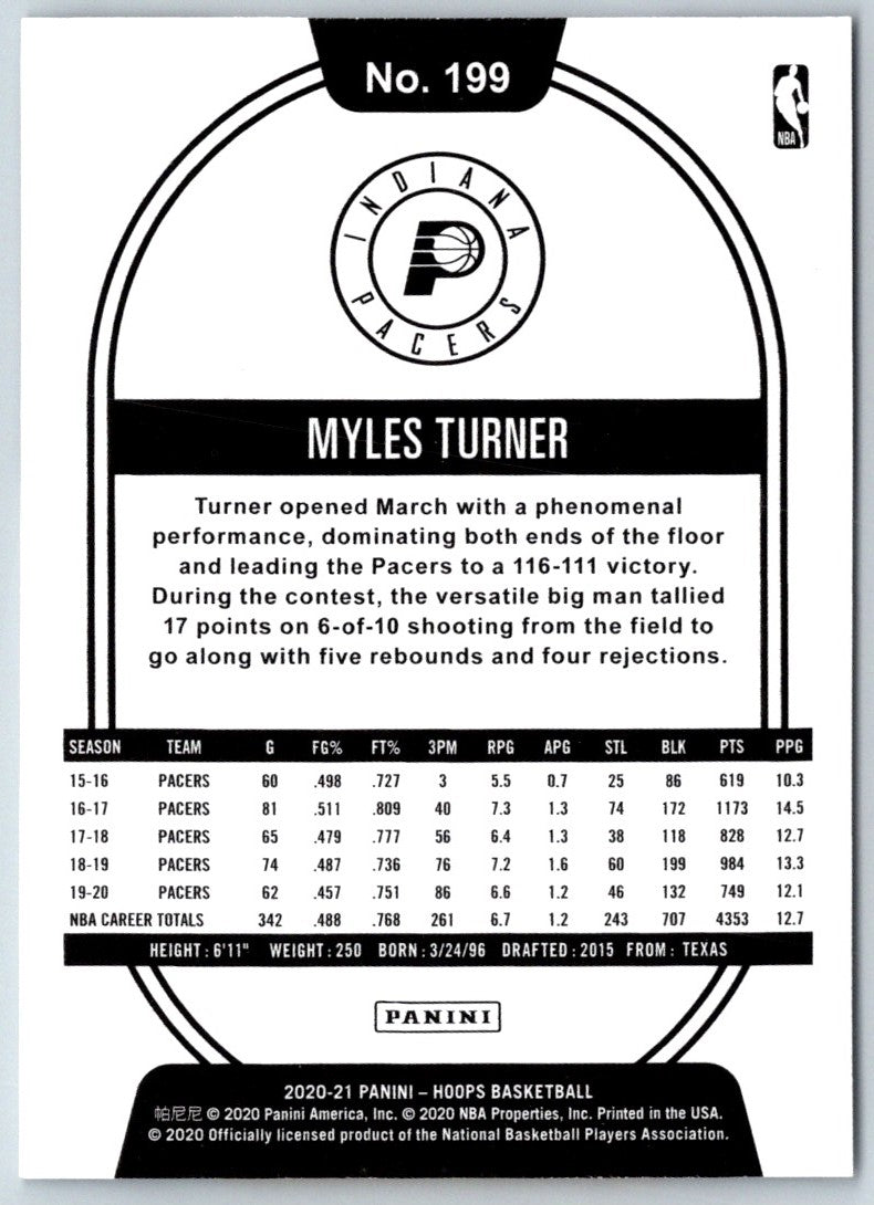 2019 Hoops Myles Turner