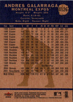 2002 Fleer Tradition Update Andres Galarraga #U126