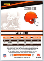2012 Panini Rookies & Stars Greg Little #36