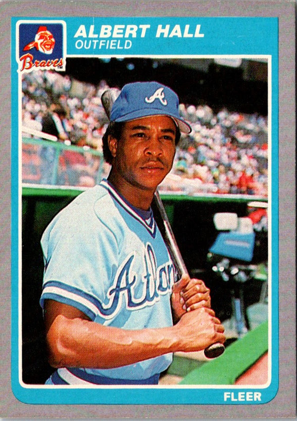 1985 Fleer Albert Hall #326 Rookie