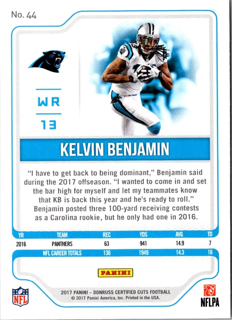 2017 Panini Kelvin Benjamin/Steve Smith Sr.