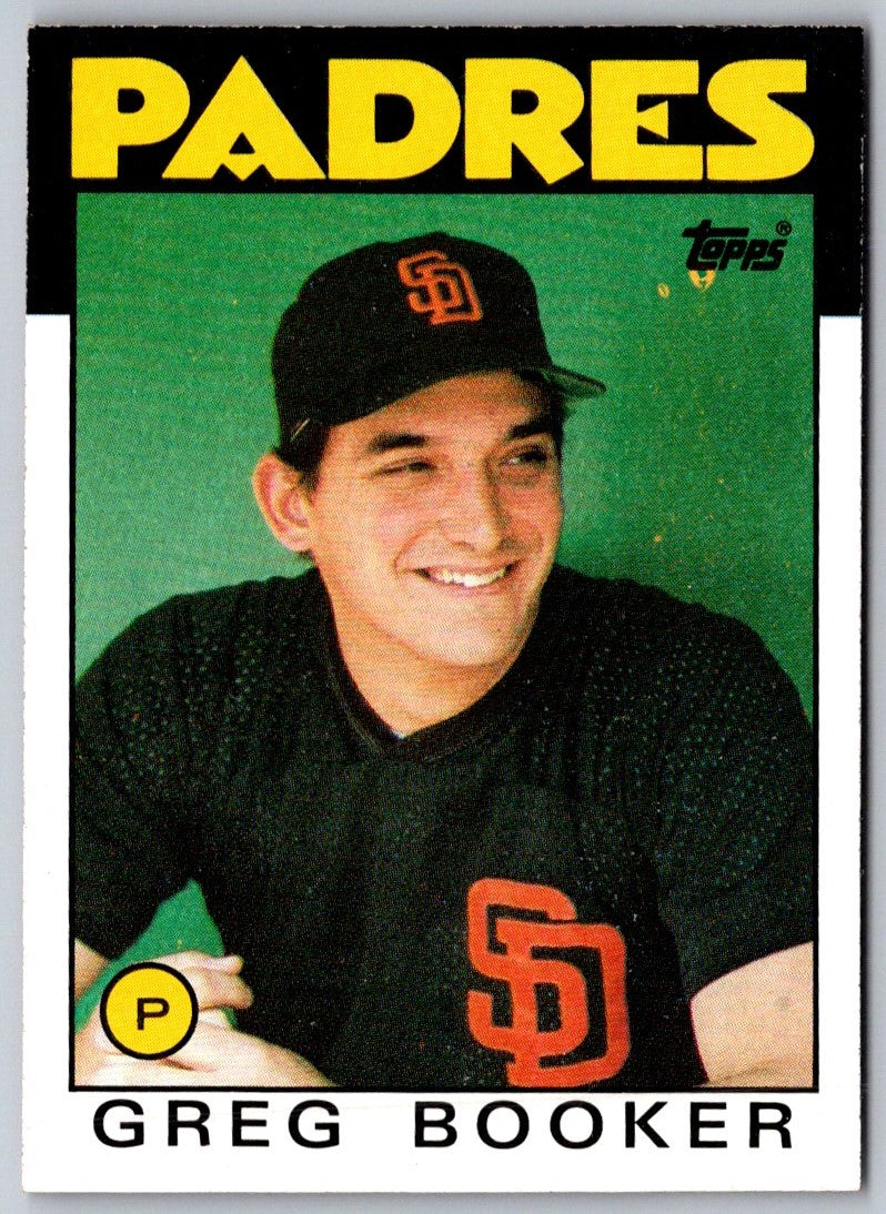 1986 Topps Greg Booker