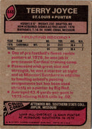 1977 Topps Terry Joyce