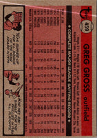 1981 Topps Greg Gross #459