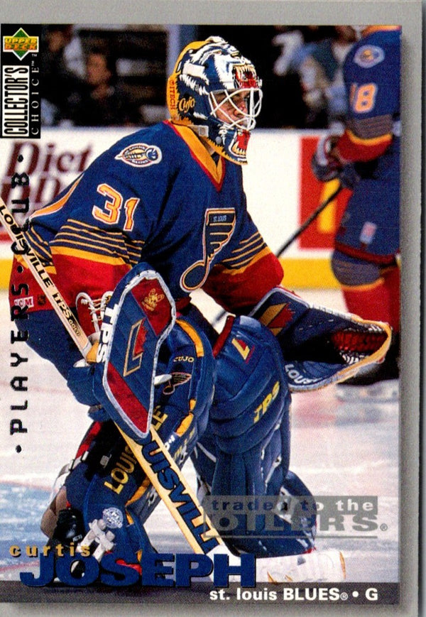 1995 Collector's Choice Player's Club Curtis Joseph #291