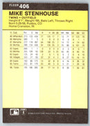 1986 Fleer Mike Stenhouse