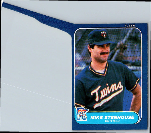 1986 Fleer Mike Stenhouse #406