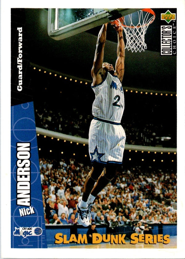 1996 Upper Deck Slam Dunk Series Nick Anderson #24