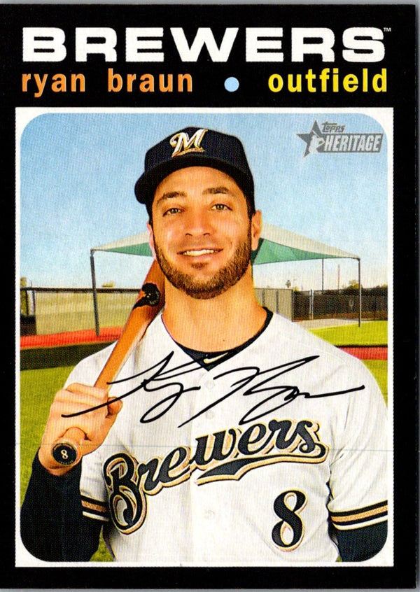 2020 Topps Heritage Ryan Braun #321 NM-MT+