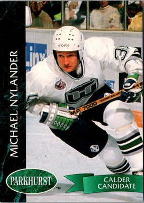 1992 Parkhurst French Michael Nylander #294 Rookie